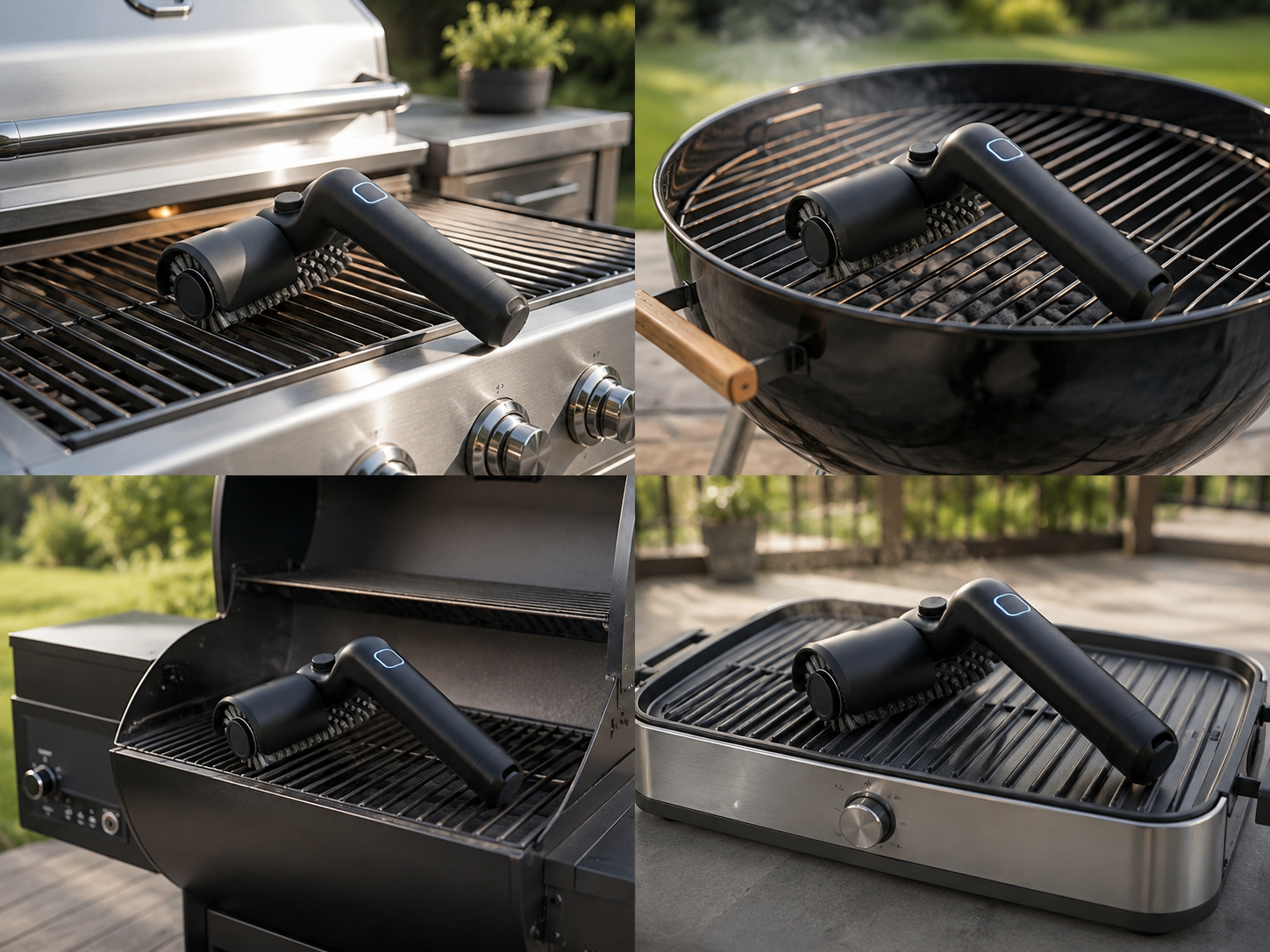 GrillWizz working on different types of grills
